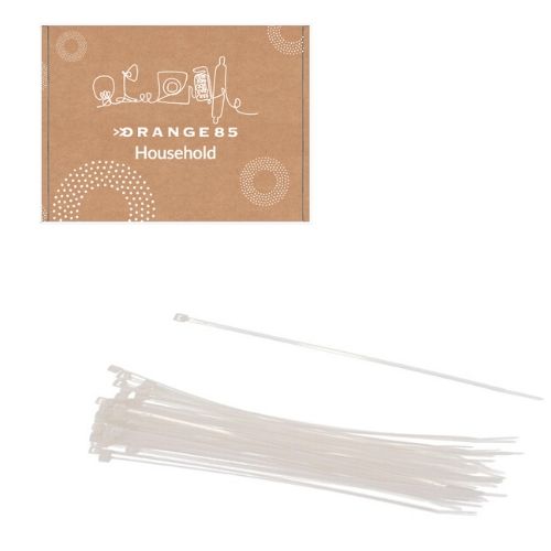 Orange85 Kabelbinders Tie Wraps Plastic Transparant 50 Stuks