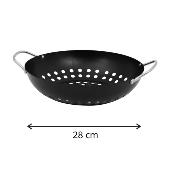 Afmetingen barbecue pan wok