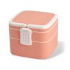 Lunchbox roze 1000 ml vooraanzicht