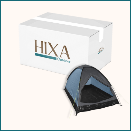 HIXA Tent 1 Persoons Blauw Glow In The Dark 200x120x100 cm Polyester