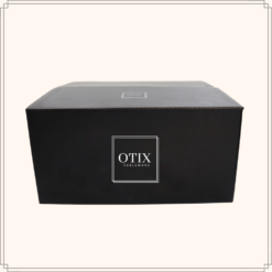 OTIX Soepkommen Set van 6 Schaaltjes Porselein Wit met Gouden Rand 13,5 x 6 cm DAISY