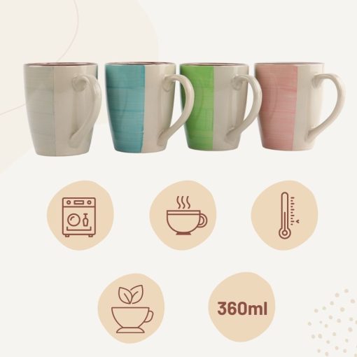 Koffiemok set van 4 voordelen