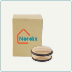 Nordix Deurstop Deurstopper Deurbuffer Houtlook 4,7x10,4cm