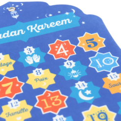 Orange85 Ramadan Kalender Mubarak Blauw Sterren