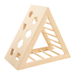 MISOU Pikler Klimboog Montessori Triangle Klimframe Baby 78x43,5x90cm Hout