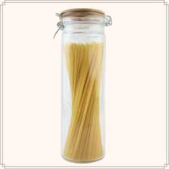 OTIX Spaghetti Voorraadpot Weckpot Glas Bamboe 33x10cm 1900ml