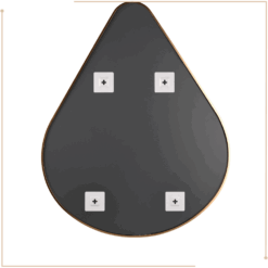 MIRRORS AND MORE MISOU Spiegel Wandspiegel Organische Spiegel Druppel Spiegel Badkamer (1)