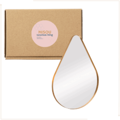 MIRRORS AND MORE MISOU Spiegel Wandspiegel Organische Spiegel Druppel Spiegel Badkamer (1)