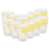 OTIX Kunststof Drinkglazen 12 Stuks Limonadeglazen Waterglazen Strand Camping Servies 275ML Glazen OCEANI
