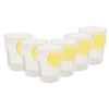 OTIX Kunststof Drinkglazen 6 Stuks Limonadeglazen Waterglazen Strand Camping Servies 275ML Glazen OCEANI