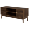 MISOU Tiffany TV Meubel Kast met Opbergruimte Wandkast TV Stand Wandmeubel Hout met 2 Deuren Goude Details (10)