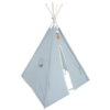 MISOU Tipi Tent voor Kinderen Speeltent 100% Katoen Kindertent Voor Jongens Geschikt voor Binnen & Buiten 120x120x160cm Speelhuisje Kind TOTO Blauw