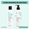 Ornatiq Shampoo + Hair Mask set van 2 Intens Herstel Hydro Repair Duo Haarmasker voor droog & beschadigd haar Herstellende Keratine behandeling 250ml