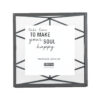 Lifestyle Home Collection Fotolijst wanddecoratie Zwart 10x10cm NURA