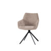 Lifestyle Home Collection Eetkamerstoel Draaistoel Taupe 59x60x84cm JOHNSON