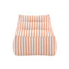 MISOU Ligbed Loungestoel Loungebank Tuinstoel Zonnebed 118x94x83cm Oranje