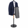 MISOU Dressboy Kledingstandaard Kledinghouder Zwart 109 cm Kledingbutler Kledingrek Metaal FERRO